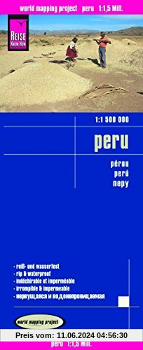 Reise Know-How Landkarte Peru (1:1.500.000): world mapping project